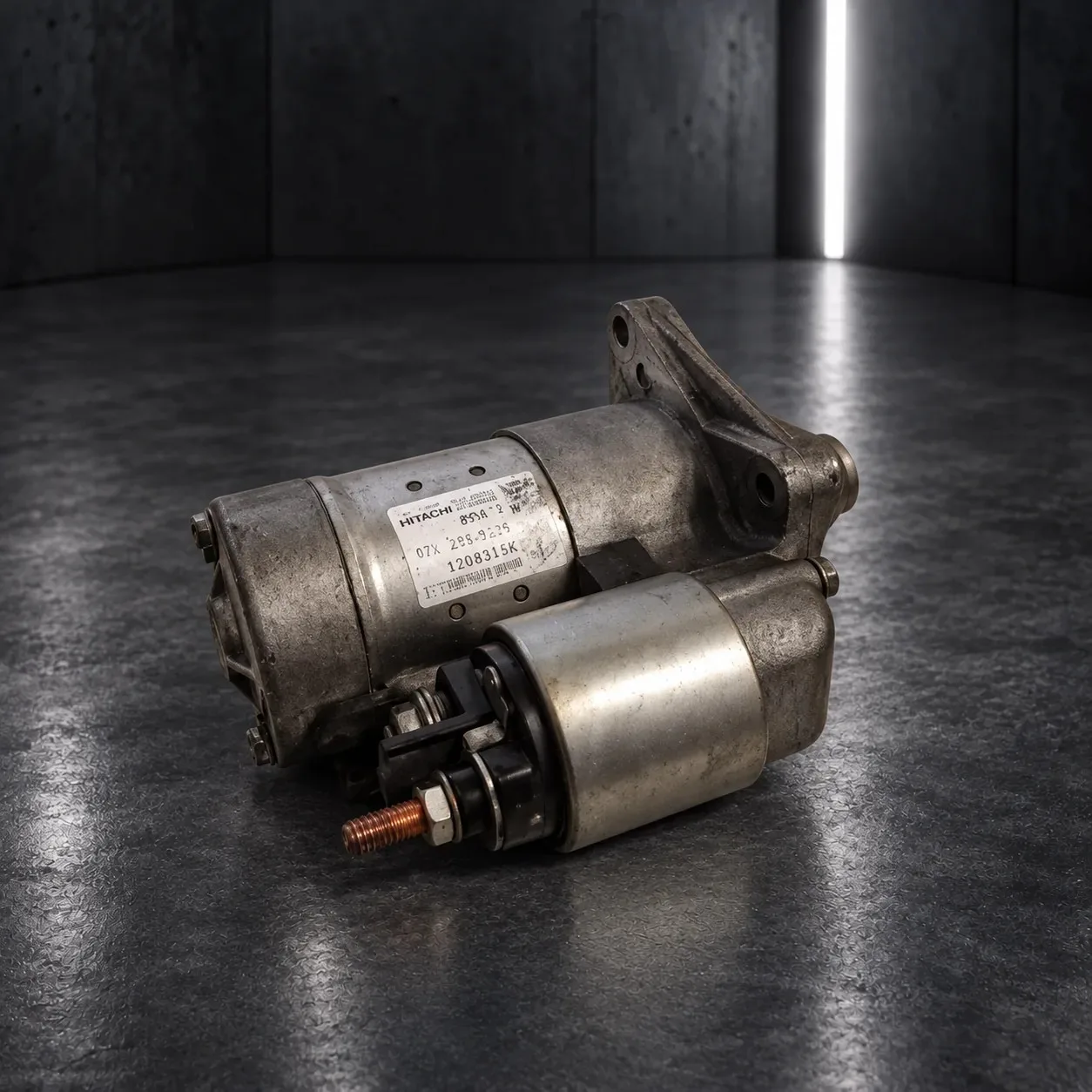 Motorino di avviamento Hitachi S114-906 per Fiat Punto 1.4 55193355, revisionato