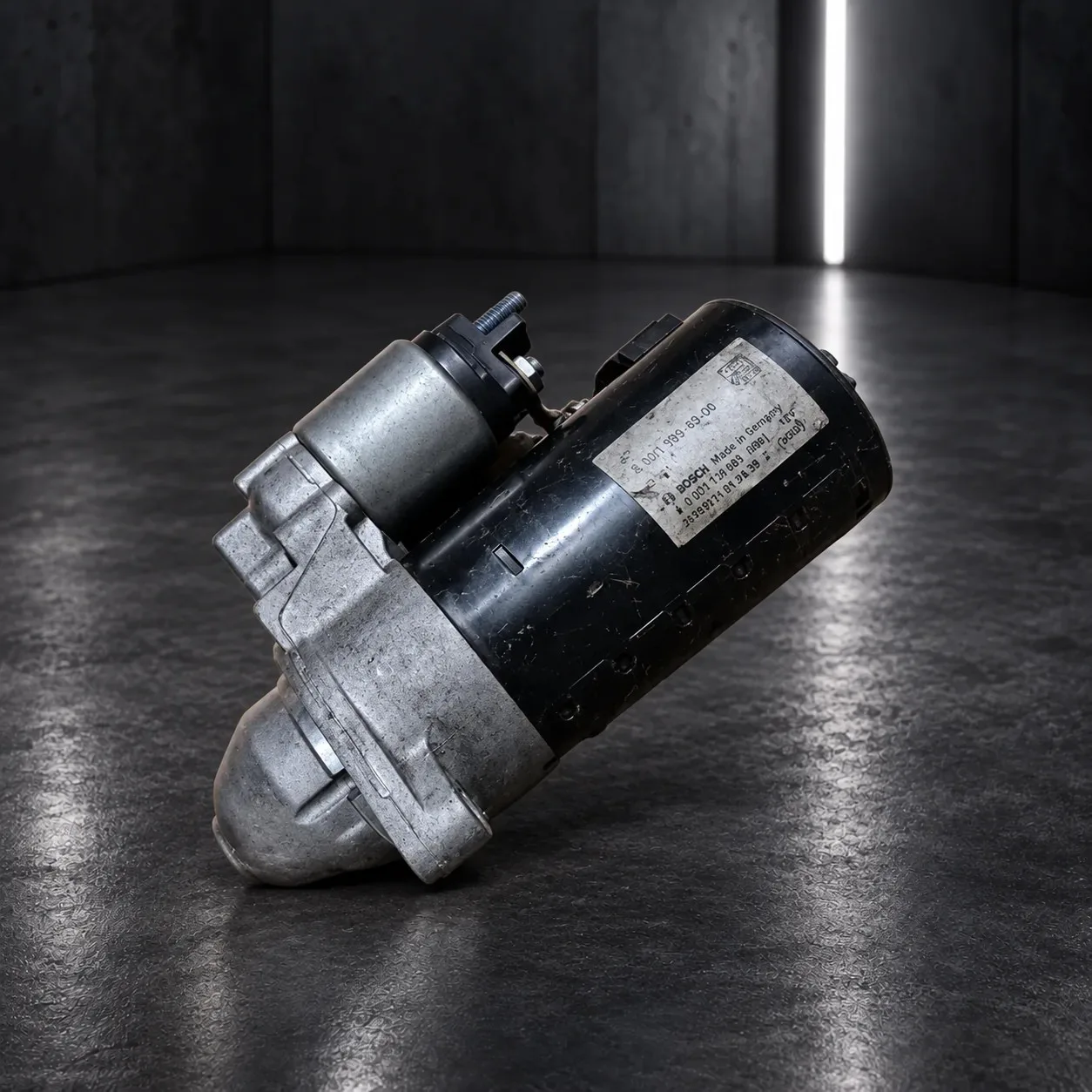 Motorino di avviamento Bosch 0001139085 per Mercedes Classe C, revisionato