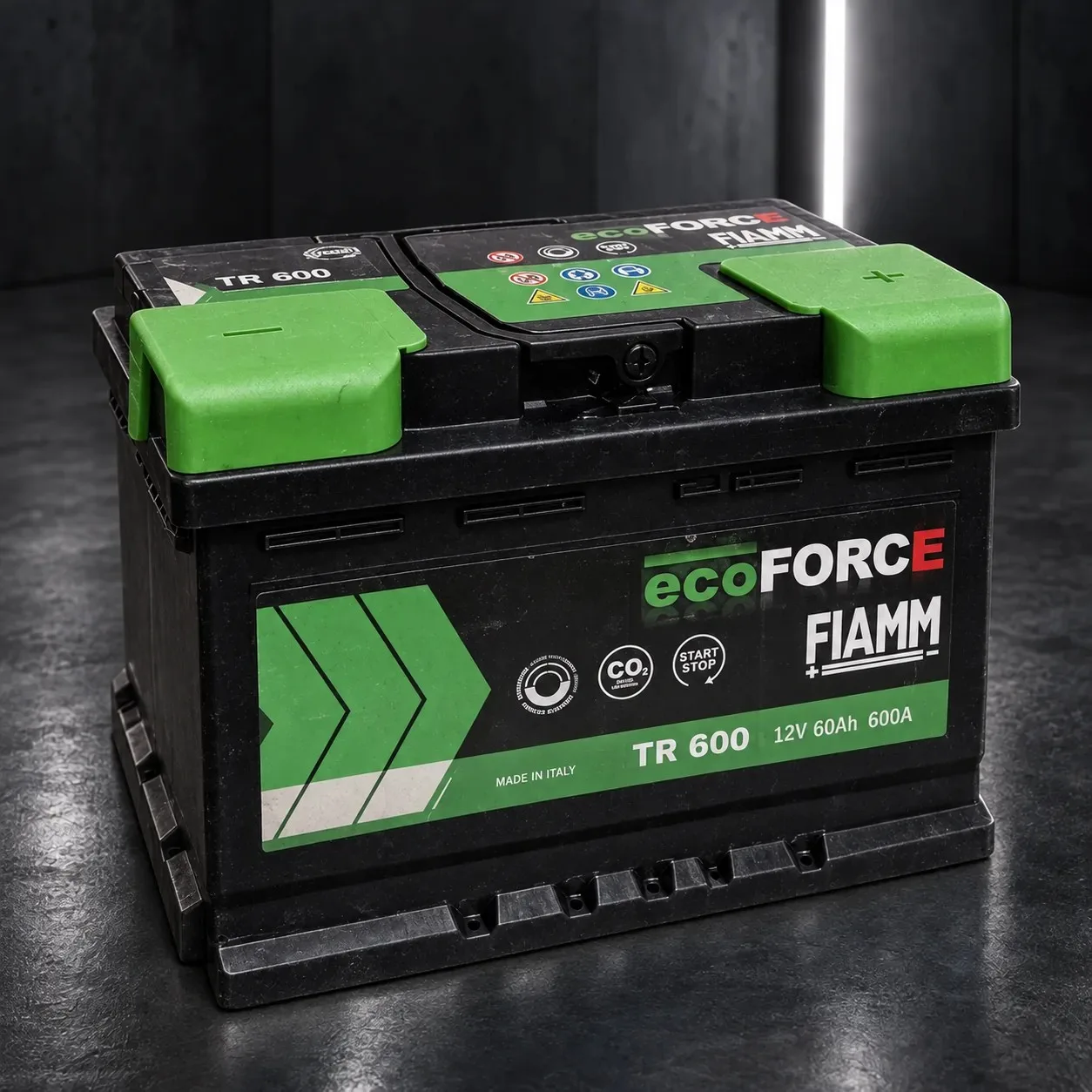 Batteria AFB Fiamm TR600 60 Ah 600 A Start&Stop 7906488, rigenerata